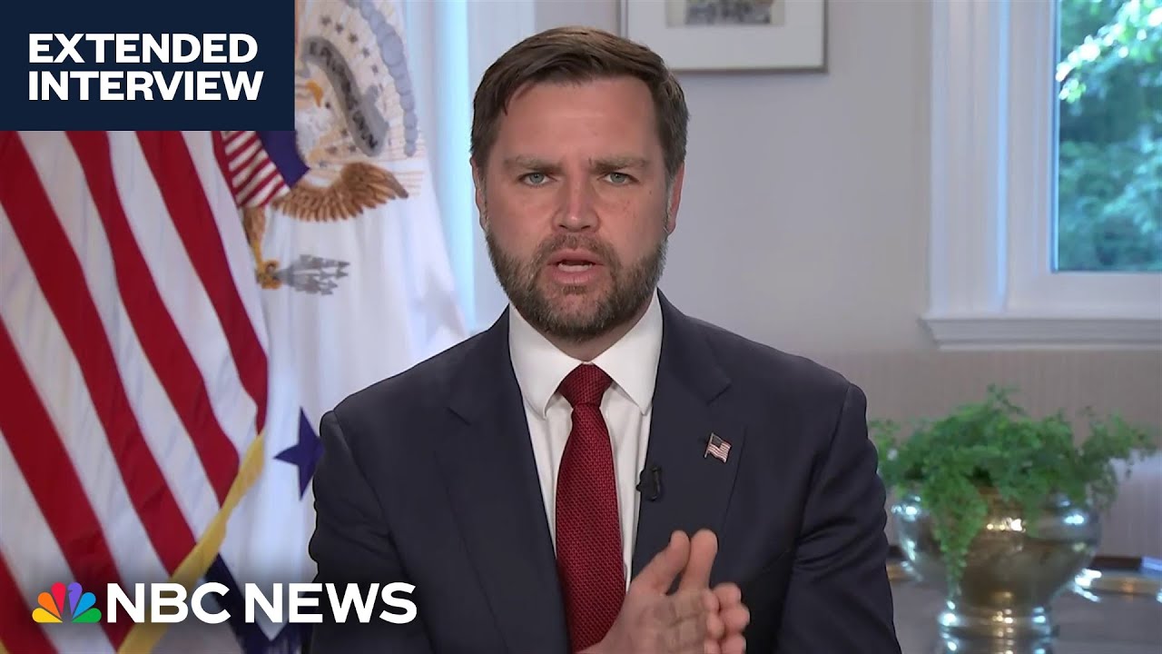 FULL INTERVIEW: JD Vance says US 'substantially delayed' Iran's nuclear weapon program