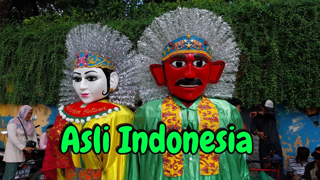 FULL JOGET! SERUNYA RAME RAME JOGET ASIK WARNA-WWRNI BADUT FT. ONDEL-ONDEL DKI #ondelondeldki