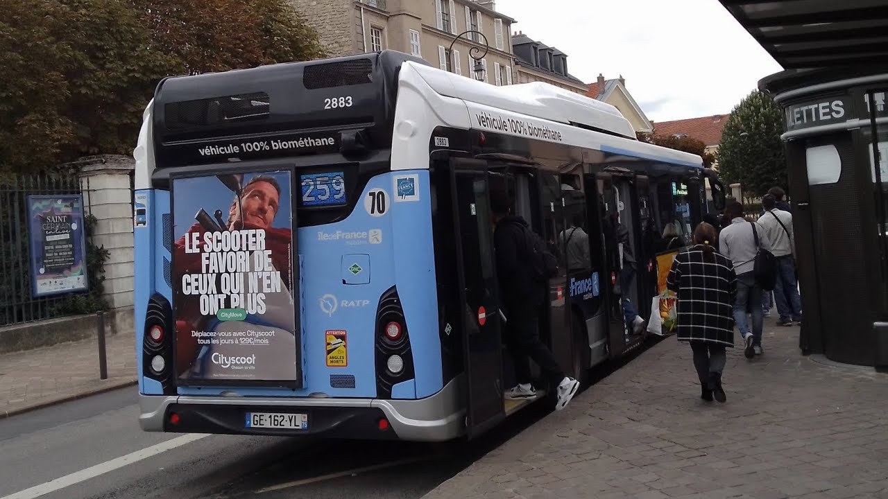 [FULL KICKDOWN] Ligne 259 RATP | Heuliez GX337 GNV | 2883