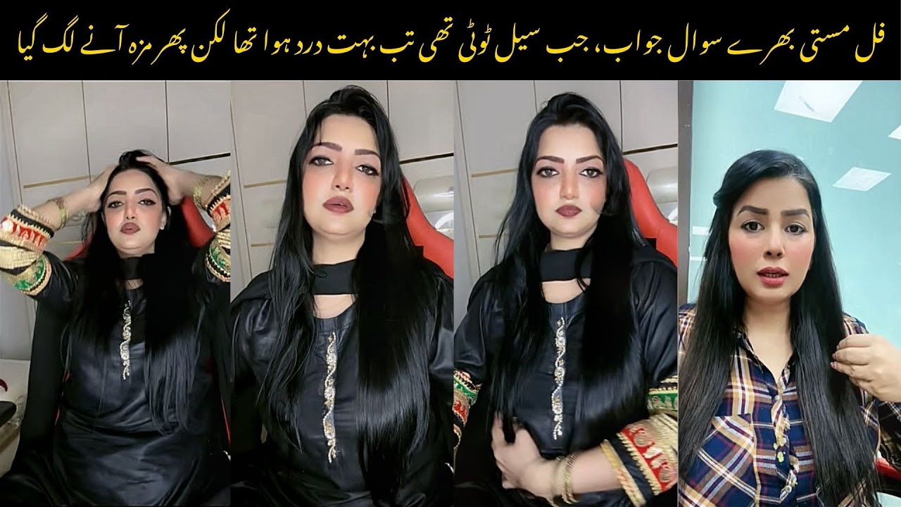 Full Masti Bhare Gande Sawal Jawab - Tiktok Live Punishment Questions - Sumbal Malik Tiktok Live