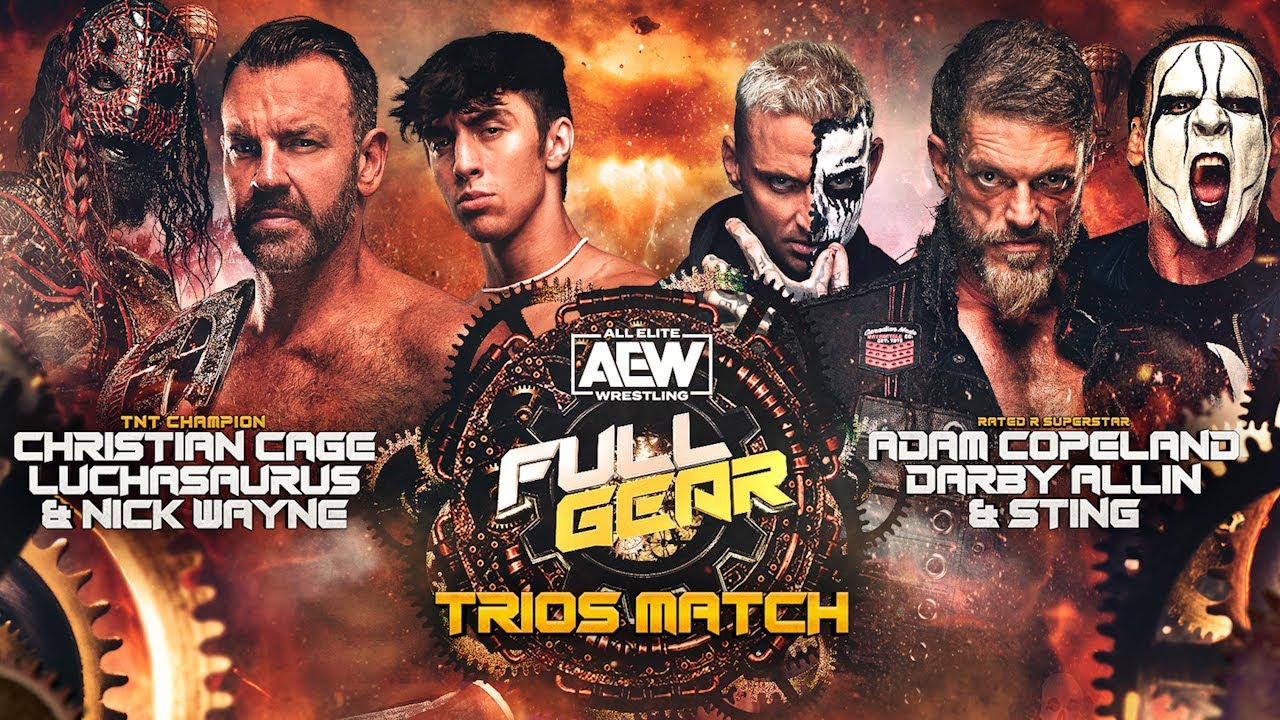 FULL MATCH: Sting, Rated-R Superstar Cope, Darby Allin vs Christian & The Patriarchy | Full Gear ’23