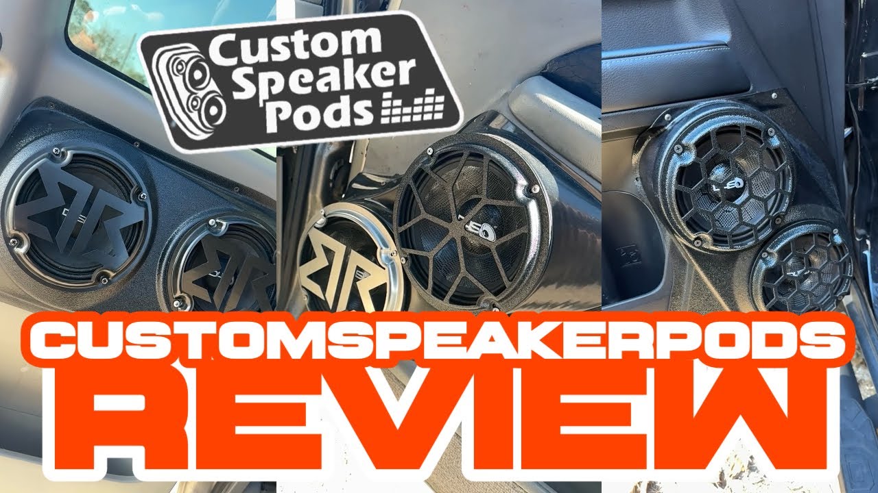 FULL REVIEW | Custom Speaker Pods | Best Car Audio upgrade thats Made in America!