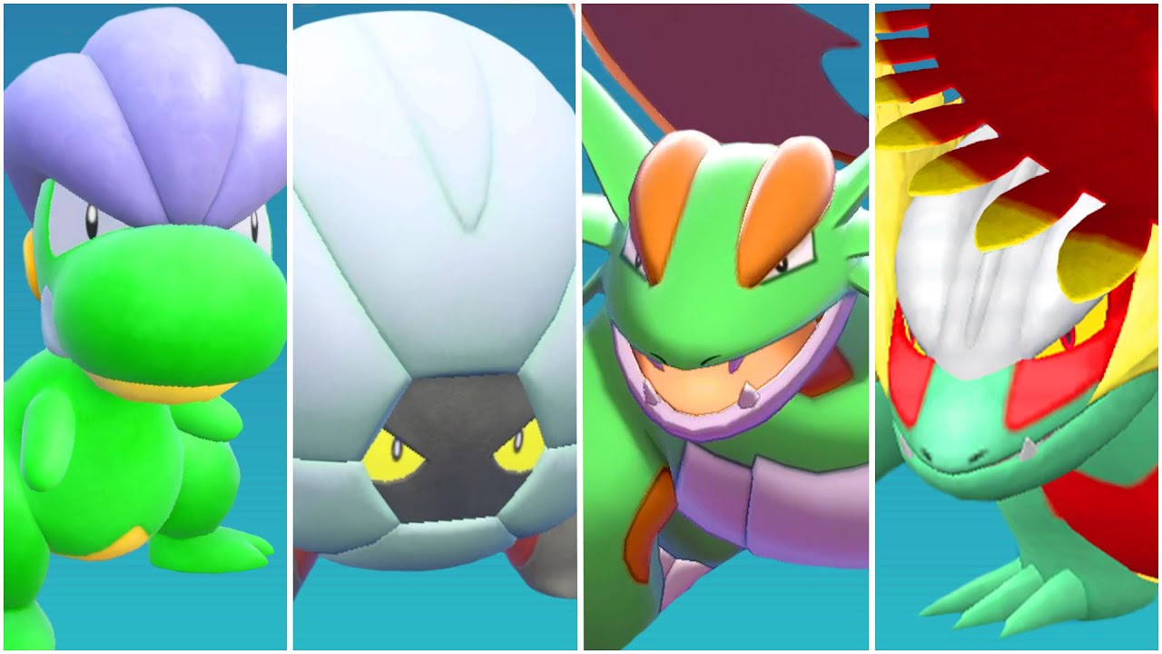 FULL ROARING MOON FORMS EVOLUTION TEAM! Shiny Bagon, Shelgon, Salamence Paradox Form Scarlet Violet