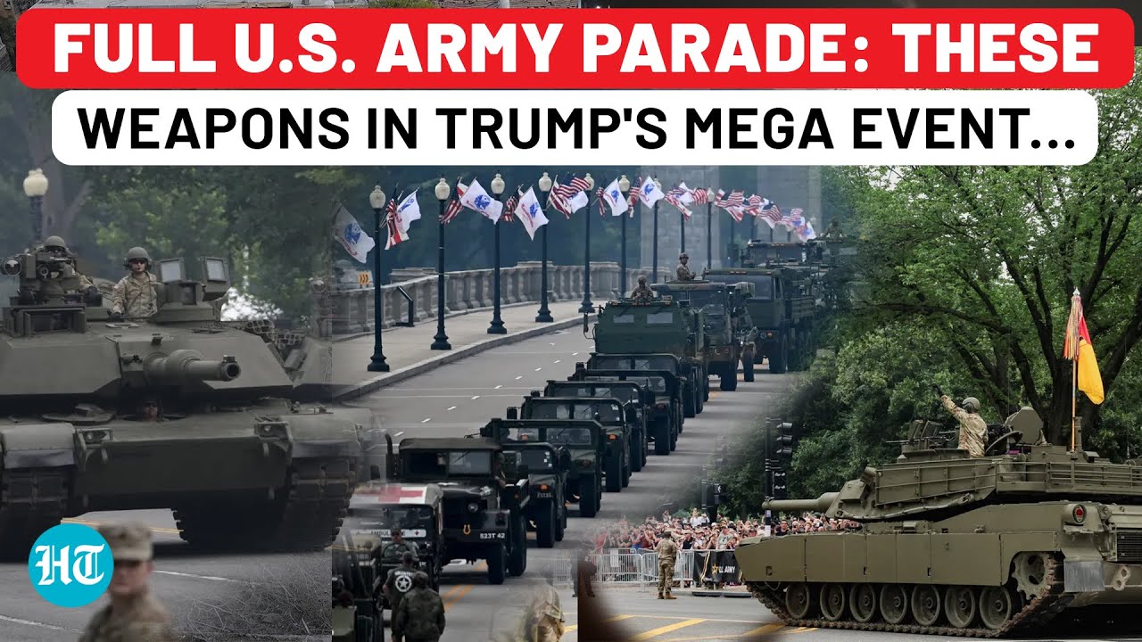 Full US Military Parade: Tanks, Fighter Jets, Howitzers - These Weapons Seen In Trump's Mega Event…
