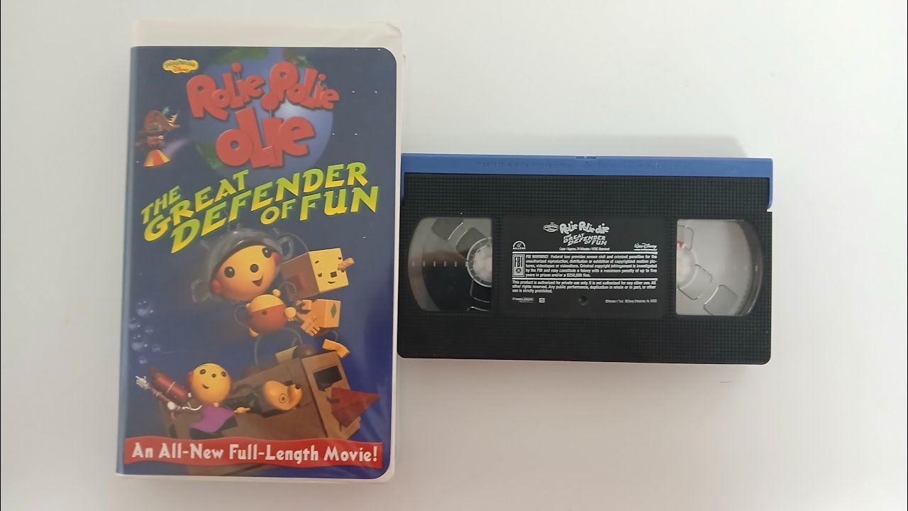 Full VHS Rolie Polie Olie The Great Defender Of Fun