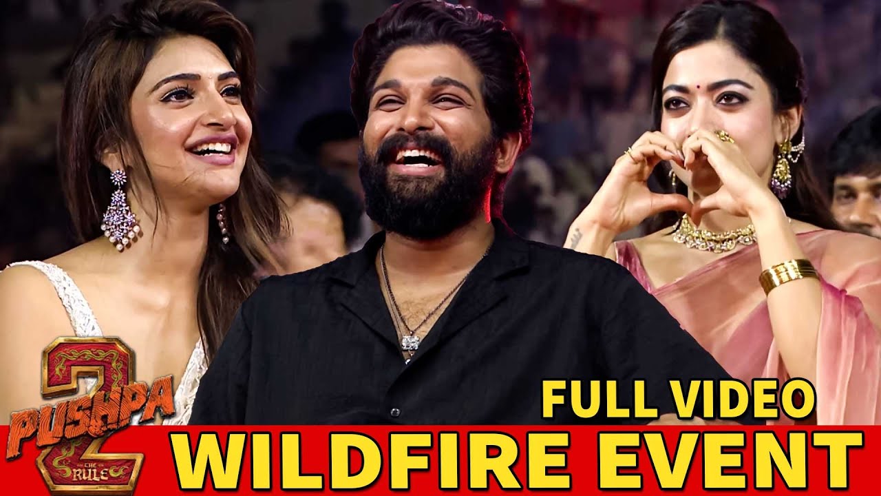 Full Video : Pushpa 2 The Rule Wildfire Event Chennai | Allu Arjun | Rashmika Mandanna | Sreeleela