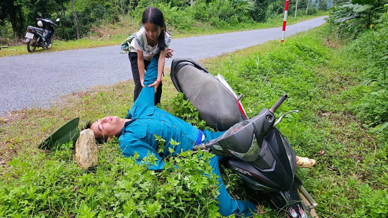 FULL VIDEO: 60 days of orphaned girl, homeless, wandering around looking for food to help people