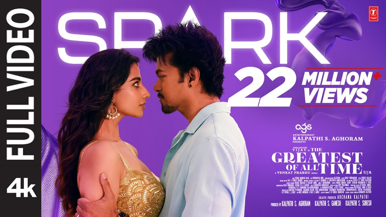 Full Video: Spark | The GOAT | Thalapathy Vijay | Venkat Prabhu | Yuvan Shankar Raja