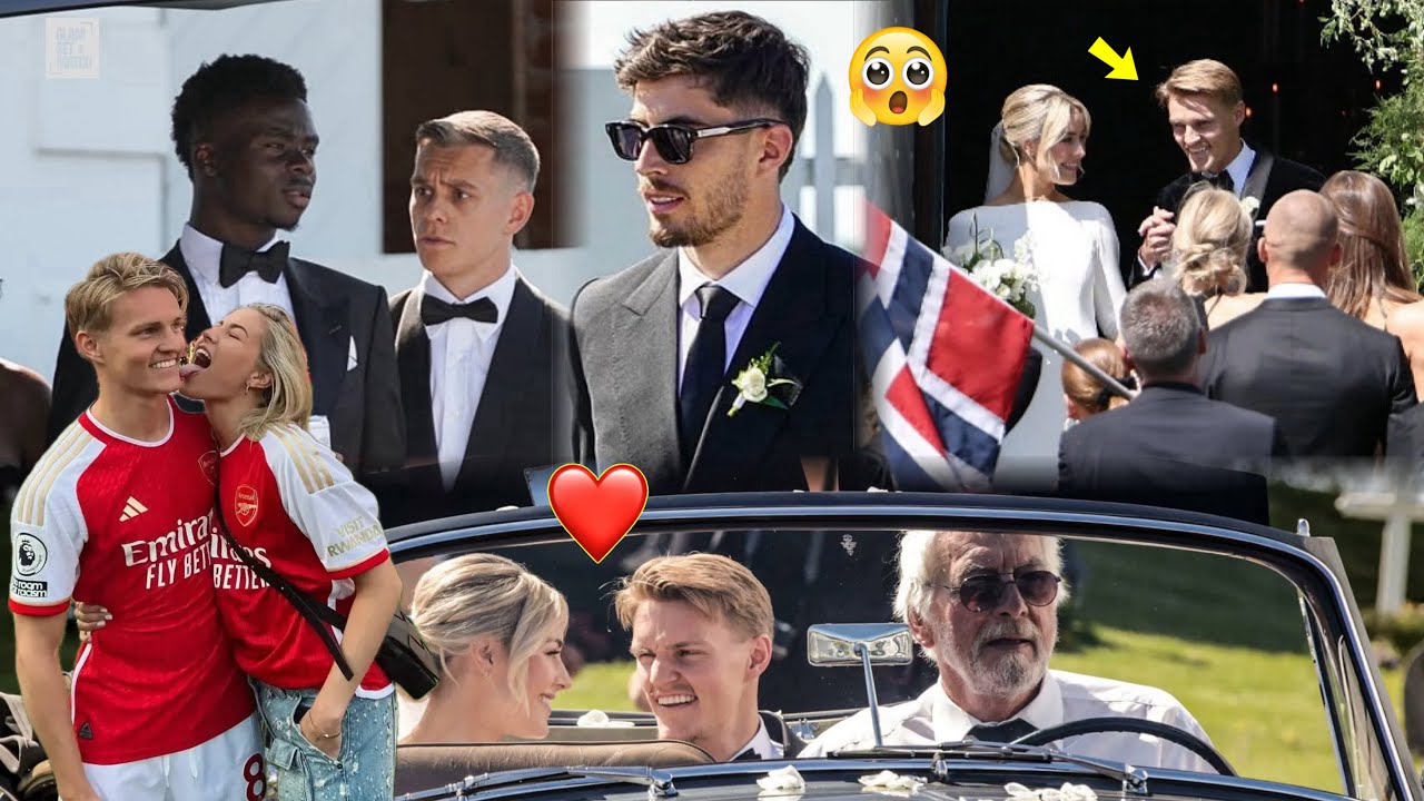 😳FULL VIDEO:Martin Odegaard’s Wedding Ceremony In Norway🇳🇴,Saka,Trossard & Havertz In Attendance!❤️