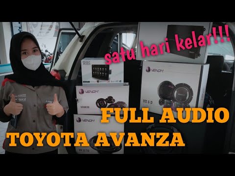 FULLAUDIO AVANZA.TV Android MiRai.Audio Venom.#androidmobil #avanza #audiomobil #toyotaavanza #audio