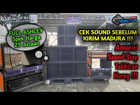 Fullset Miniatur Sound Rumahan Minimalis Subwoofer 12in Ashley | SPESIAL MODEL CLA