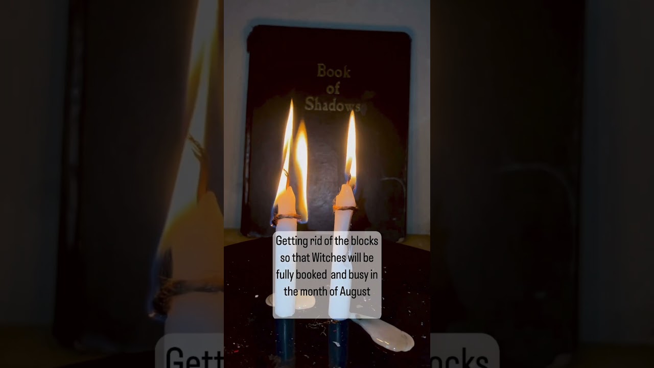 Fully booked and busy in the month of August Witches!