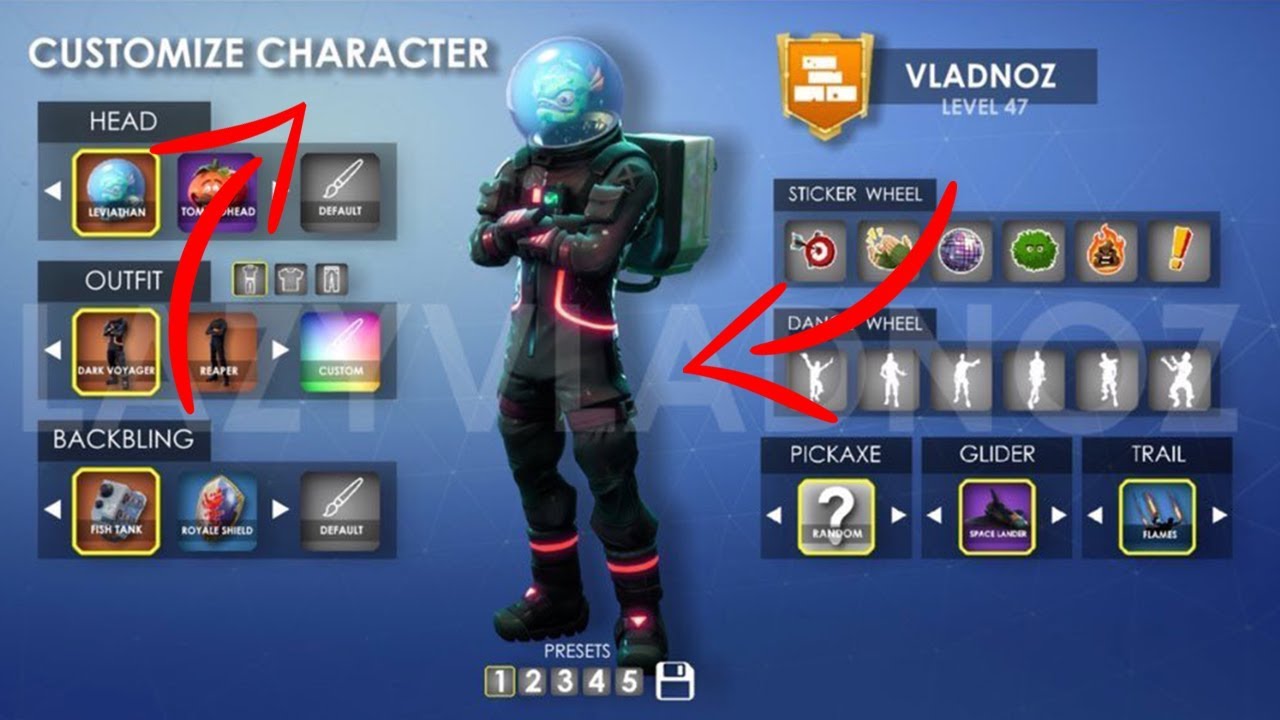 Fully Customizable Fortnite Skins (Customization Fortnite Feature)