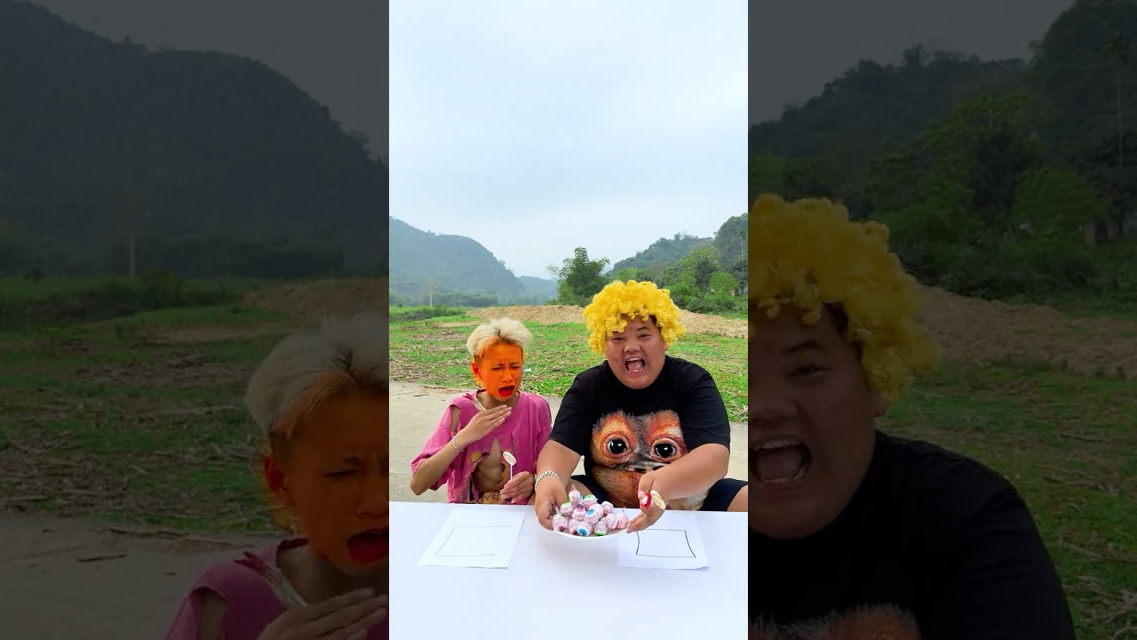 Fun candy licking challenge 🍭❤️👶🏻😱💕🤣