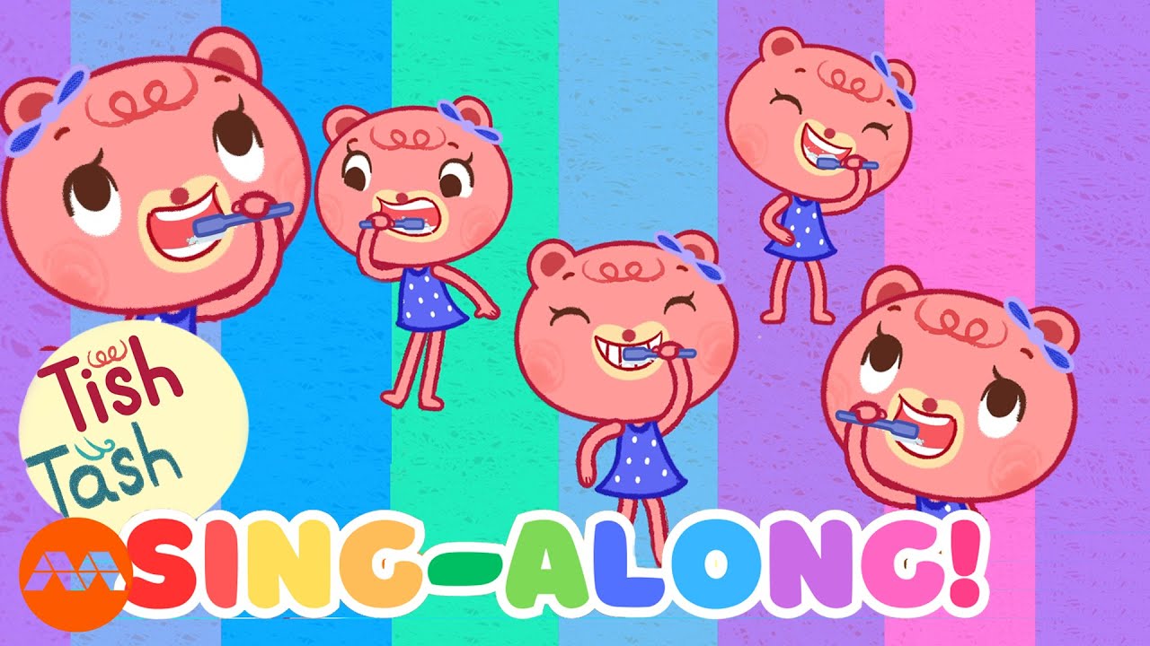 Fun TOOTHBRUSHING Song with TISH TASH 🪥✨| TishTash S1E05 Sing & Dance | @mediacorpokto