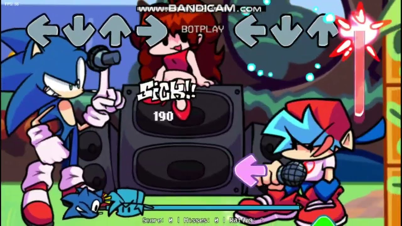 Funk Zone | FNF VS Sonic Dash & Spin | Friday Night Funkin' Mod ( FC - Botplay )
