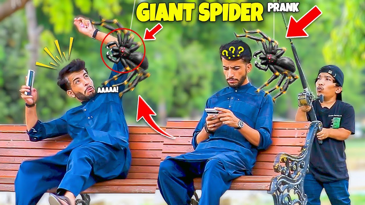 Funny Gaint Spider Prank - Amazing Reactions - | New Talent
