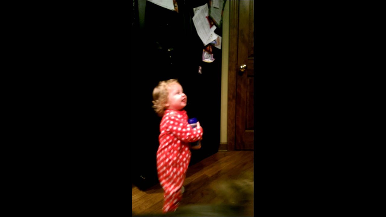 Funny kids! She wants a snack!
