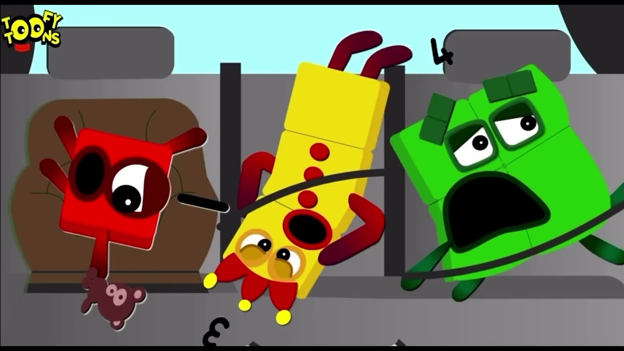 Funny numberblocks ARE WE THERE YET?