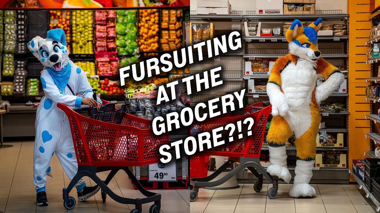 FURRY AT THE GROCERY STORE?!