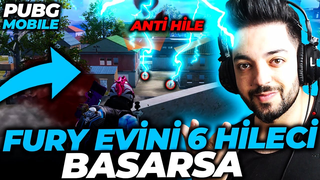 FURY EVİNİ 6 HİLECİ BASARSA !! PUBG Mobile