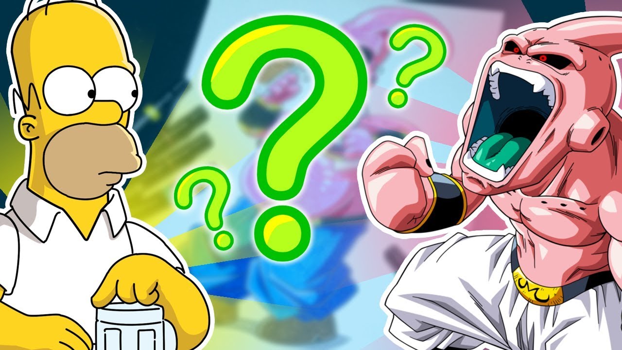 FUSION ART CHALLENGE / HOMERO SIMPSONS + MAJIN BUU / PARTE 1 - Trada Art