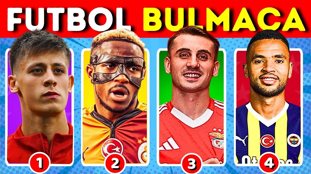 Futbol Bilgine Güveniyormusun ❓🤔 Futbol Bilgi Yarışması 🏆 Futbol Testi Oyna ⚽
