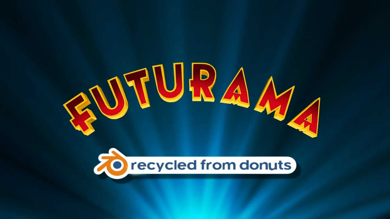 Futurama Intro | Blender Animation
