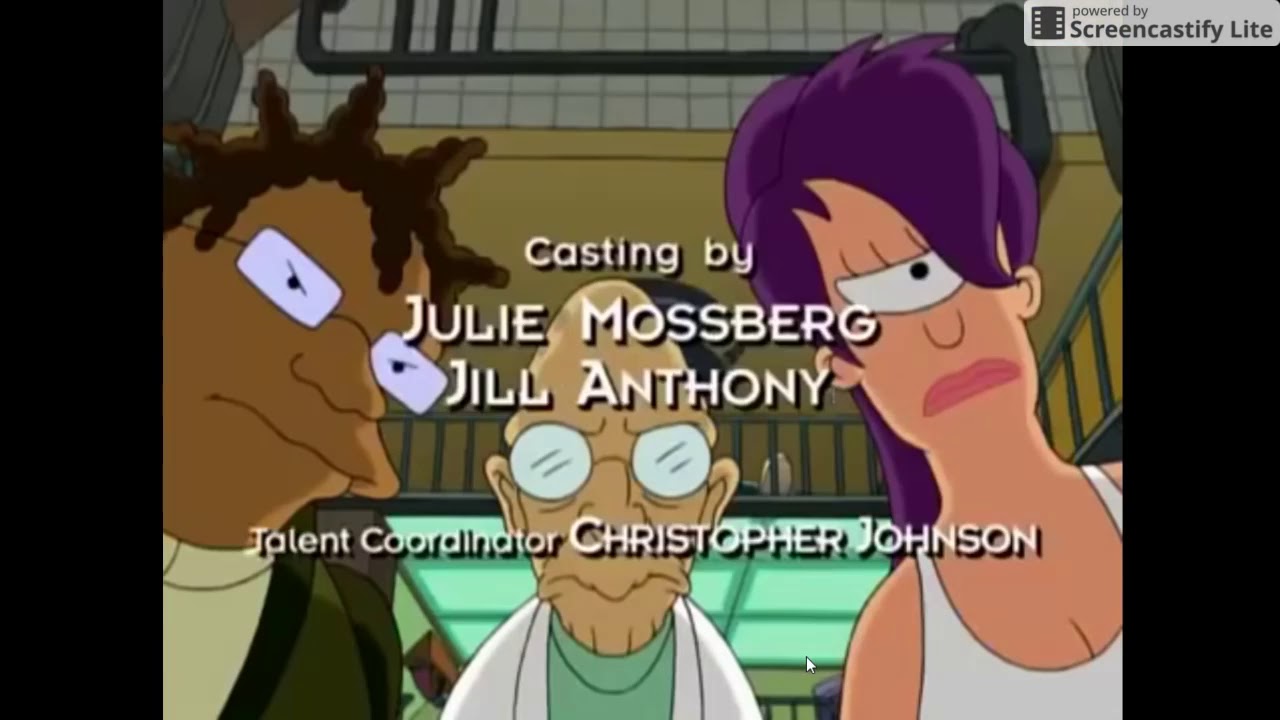 Futurama Season 1 1999 Closing Credits