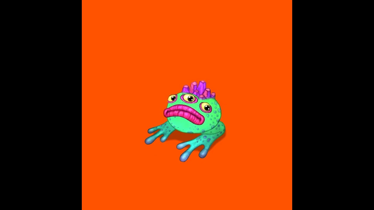 Fwog Orange Screen 1 [Bone Island] | My Singing Monsters