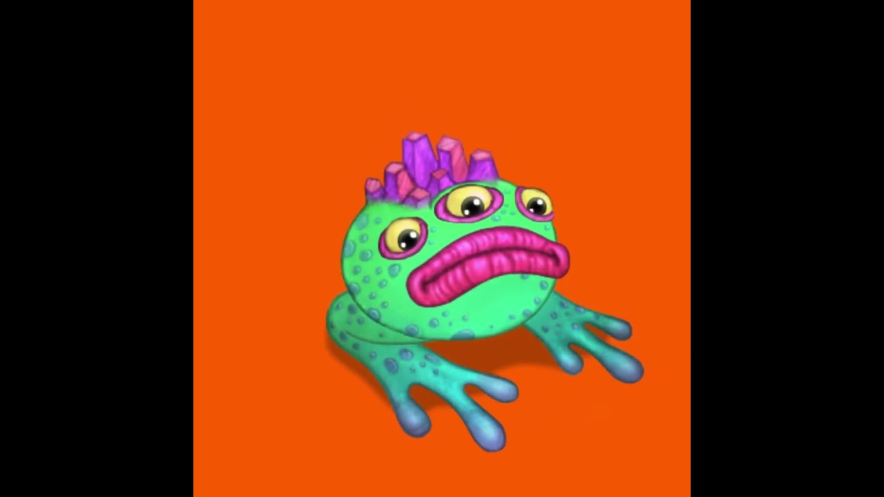 Fwog Orange Screen [idle_tribal] | My Singing Monsters