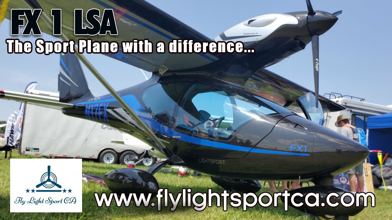 FX 1 LightSport Aircraft, Innovaviation, Fly Light Sport CA, Airventure Oshkosh Wisconsin.
