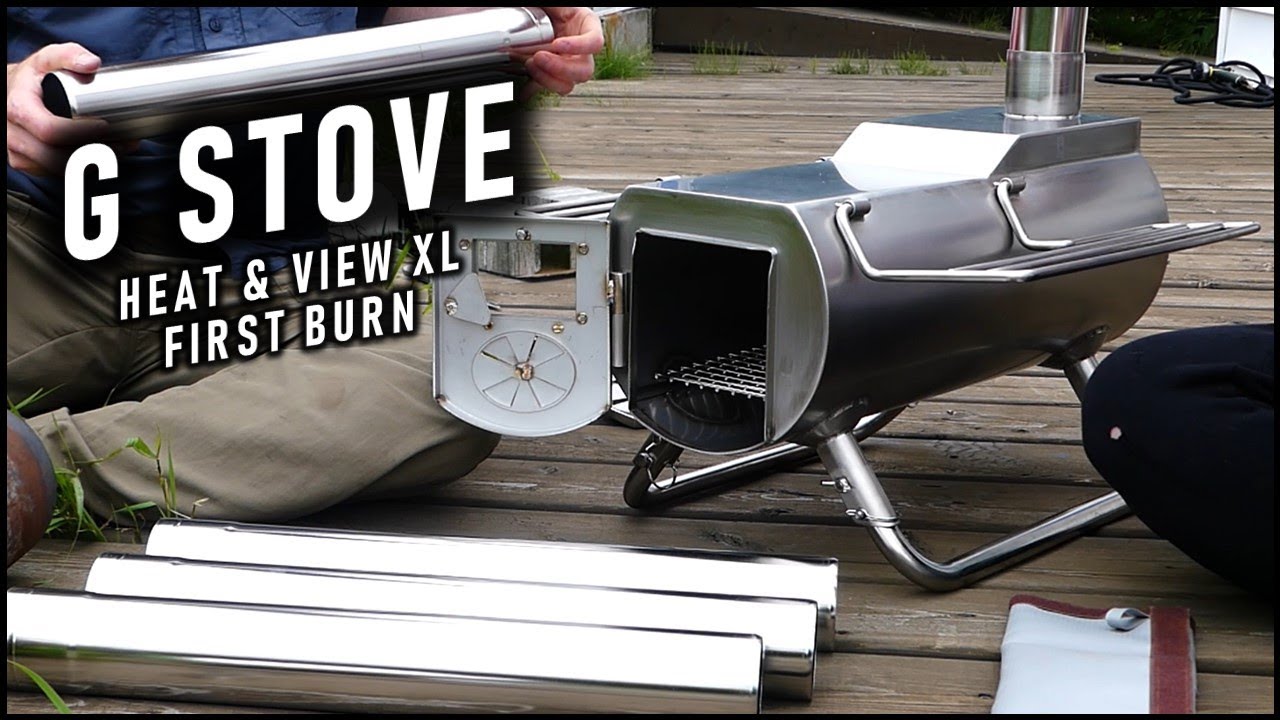 G Stove Portable Woodstove First Impressions & First Burn in the Hot Tent