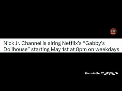 Gabby's Dollhouse might actually air on the Nick Jr channel?