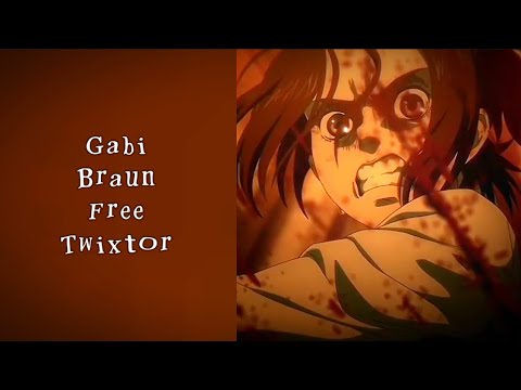Gabi Braun | Free Twixtor | Attack on titans