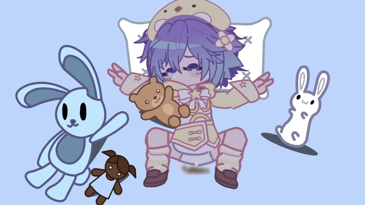 Gacha fart+poop 🤍 Felix has diarrhea in his sleep 😴 Gacha club 🤍 (NOT GACHA HEAT) 🤍 messy poop🤍