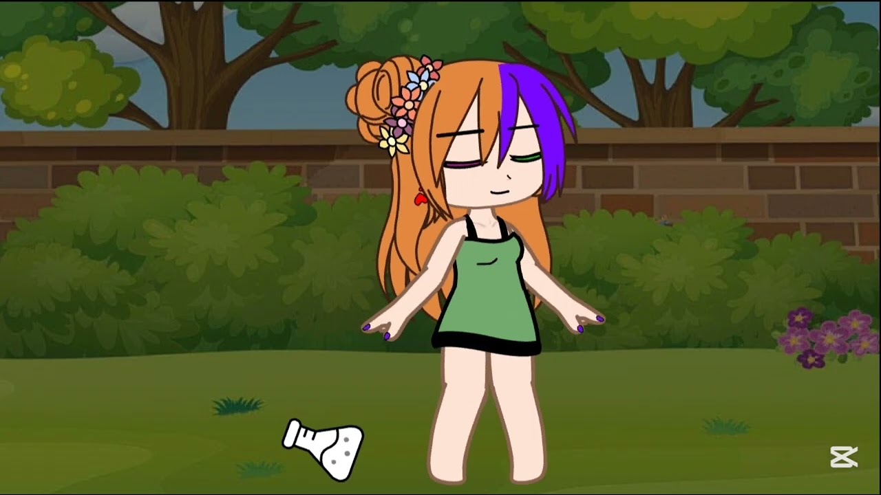 (gacha nebula) fnaf :Giantess clara afton Walking in the city