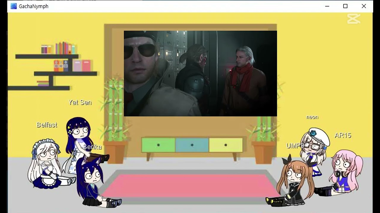 gacha react to Cursed Guns | Laser Gun Edition