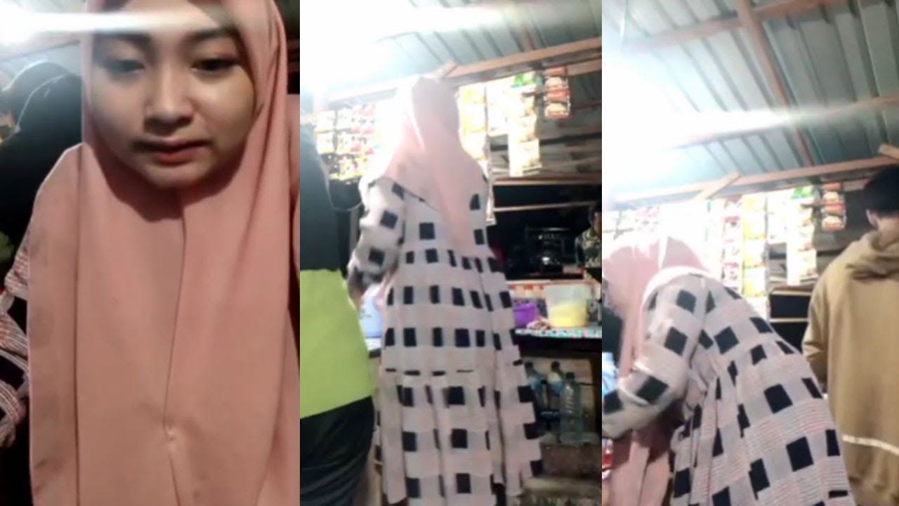 Gadis Hijab Cantik Penjaga Warung Kopi Tengah Malam