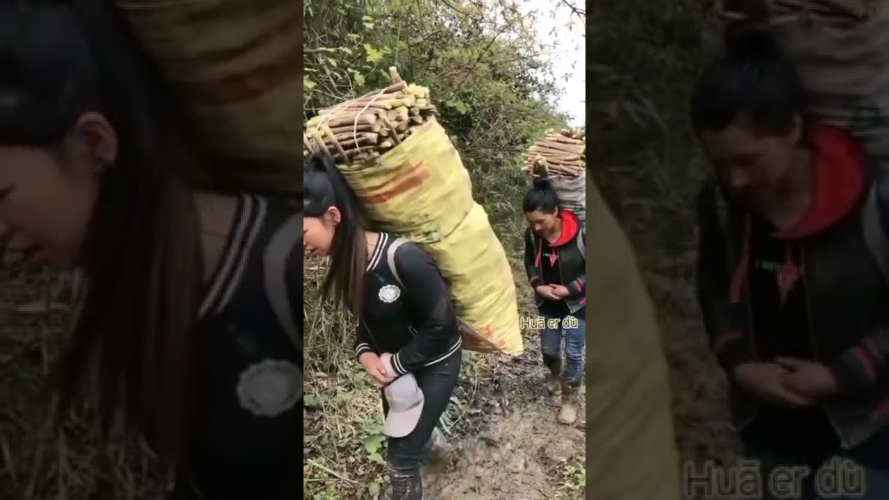 Gadis pekerja keras suku Yi kampung liangshan sichuan china