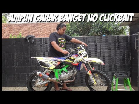 Gahar banget suaranya!! bebek modif 130cc !!