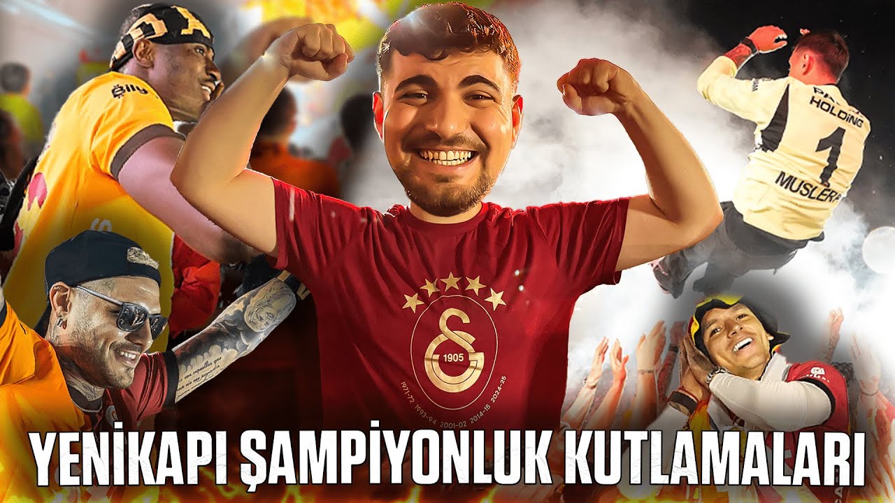 GALATASARAY 25. ŞAMPİYONLUK & 5. YILDIZ KUTLAMASI | ŞAMPİYONLARIN FESTİVALİ | YENİKAPI VLOG