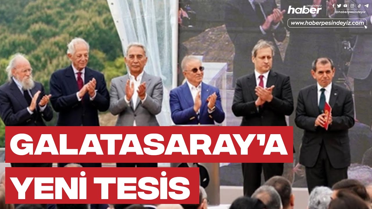 Galatasaray Spor Kulübü Kemerburgaz Metin Oktay Tesisleri'nin temel atma töreni