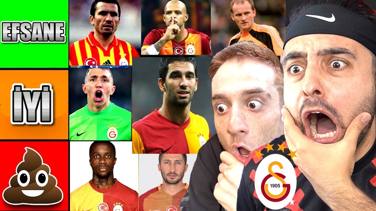 GALATASARAY TÜM ZAMANLARIN FUTBOLCU KATMAN LİSTESİ ! Arda Turan, Hagi, Muslera, Melo