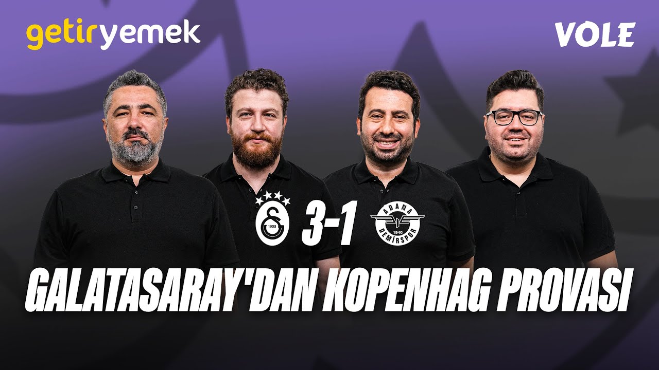 Galatasaray-A. Demirspor Maç Sonu | Serdar Ali, Uğur Karakullukçu, Mustafa Demirtaş, Berk Göl