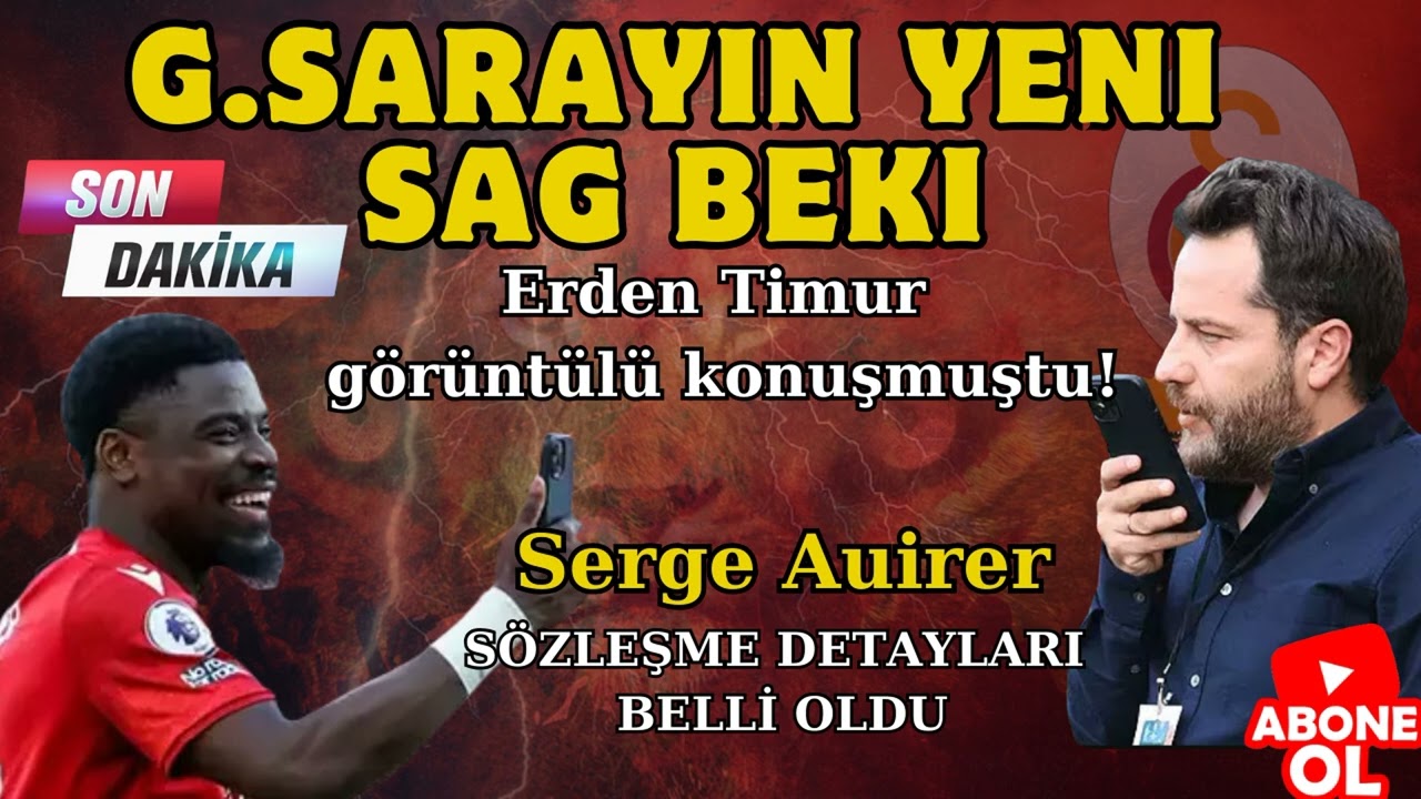 Galatasaray'da sağ bek bombası! Fransızlar Assignon dedi ama Serge Auirer ile anlaşma sağlandı