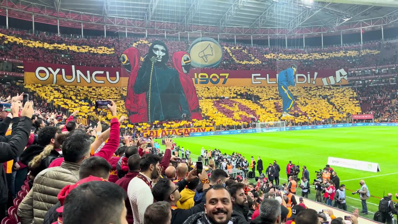 Galatasaray-Fenerbahçe ultrAslan Squid Game Koreografi
