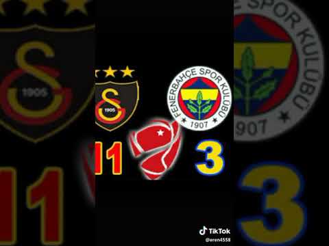Galatasarayın fenerbahçe yi yenmiş olduğu skorlar