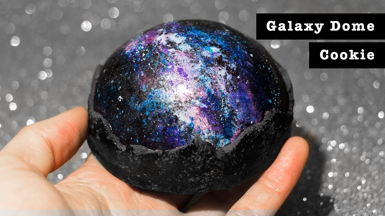Galaxy dome cookie: how-to