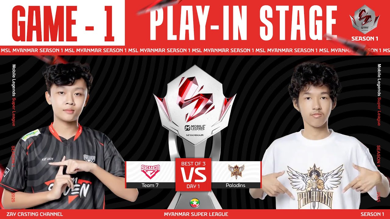 [Game - 1] Team 7 vs Paladins | MLBB Super League Season 1